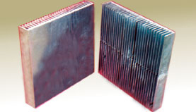 Large aluminium cast industrial heat sink
