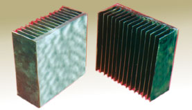 Compact aluminium finned cooling component