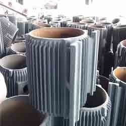 Aluminium cast motor frame